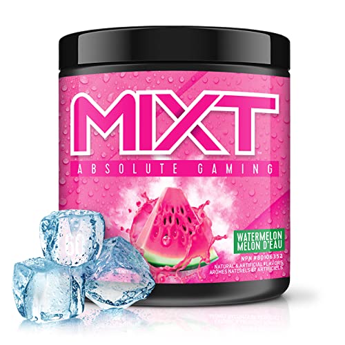 MIXT Energy Supplement, Designed for Energy and Focus, 8 Hour Energy Drink, Awesome Taste, Gaming Energy, Keto Approved (Watermelon Rush)