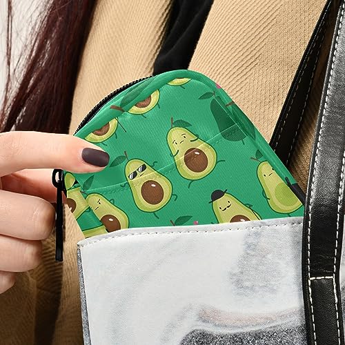 Cute Avocados Travel Pill Organizer Case 7 Day Pill Box Holder Large Daily Medicine Organizer for Vitamin Fish Oil Travel Family Business