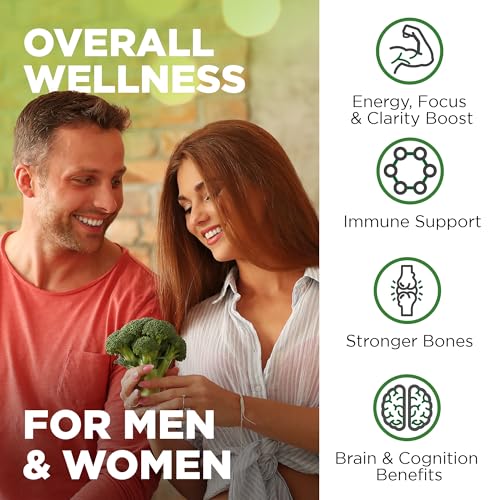 Nutrivein Whole Food Multivitamin - Complete Daily Vitamins for Men and Women from Natural Whole Foods, Real Raw Veggies, Fruits, Vitamin E, A, B Complex - 30 Day Supply (120 Capsules, Four Daily)