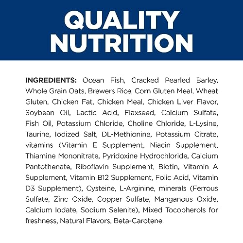 Hill's Prescription Diet c/d Multicare Urinary Care with Ocean Fish Dry Cat Food, Veterinary Diet, 4 lb. Bag