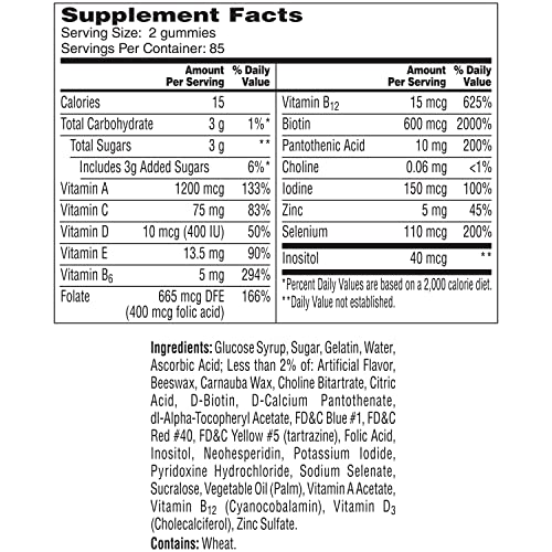 One A Day Men’s Multivitamin Gummies, Multivitamin for Men with Vitamin A, C, D, E, Calcium & More To Support Healthy Muscle Function, Gummies, 170 Count