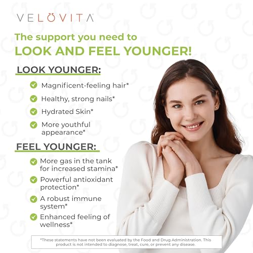 VELOVITA uüth® Time Reverser Superberry Flavor Premium Gelée Containing Collagen and Powerful Ingredients - Non GMO, Gluten Free, Keto-Friendly and Dairy Free- (25 Servings)