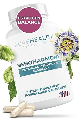 MenoHarmony Menopause Vitamins for Women Hormone Harmony - Estrogen Pills for Menopause Relief - Estrogen Replacement for Women Helps Ease Hot Flashes, Night Sweats, Renews Hormone Balance - 1 Bottle