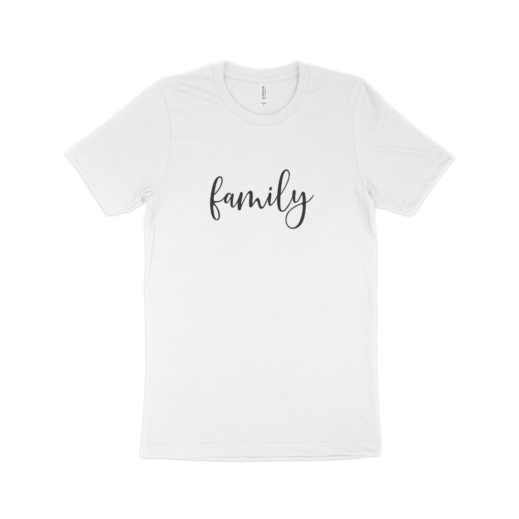 Family Unisex Jersey T-Shirt Made in USA