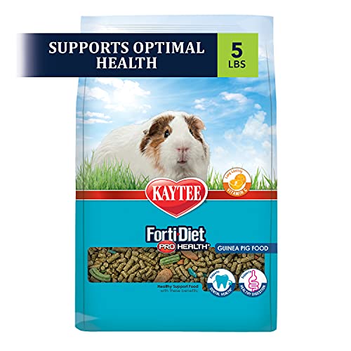 Kaytee Forti-Diet Pro Health Food for Pet Guinea Pigs, 5 Pound