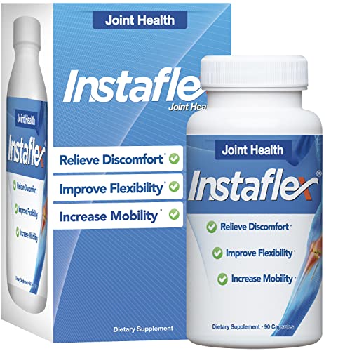 Instaflex Joint Support Supplement - Clinically Studied Joint Relief Blend of Glucosamine, MSM, White Willow, Turmeric, Ginger, Cayenne, Hyaluronic Acid - 90 Capsules