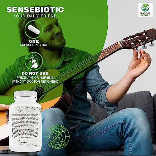 Sense Of Nature Sensebiotic Gut Health Probiotics Dietary Supplements Probiotic Supplements 20 Billion CFUs Probiotics for Women Gut Health Men’s Probiotics for Digestive Health 60 Probiotic capsules