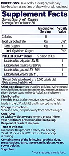 AZO Complete Feminine Balance Daily Probiotics for Women, Clinically Proven to Help Protect Vaginal Health, balance pH and yeast, Non-GMO, 30 Count