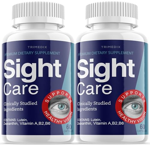 (2 Pack) Sight Care - SightCare Pills, Sight Care 20/20 Vision Reviews, Sight Care Vision Capsules Advanced, Sightcare Capsules for Eyes, Sight Cares, Sightcare Eye Reviews 120 Capsules for 60 Days