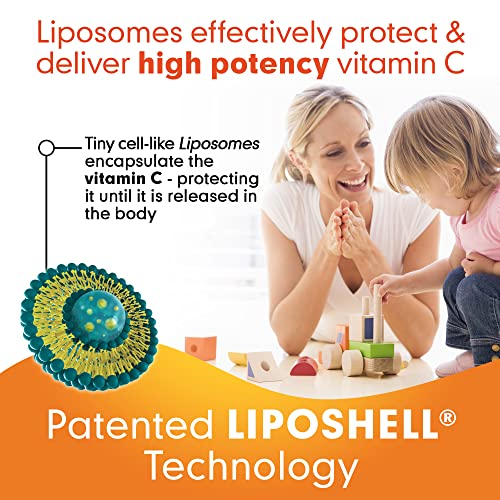 Lipo-Sachets Liposomal Vitamin C 1000mg - 30 Liquid Vitamin C Packets of Strong High Absorption Liposomal Vitamin C Gel. Efficient Vit C Delivery. No Added Sugar Vitamin C Liposomal For Immune Support