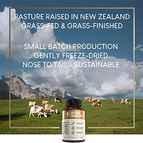 Grass Fed Bone Marrow Supplement & Bovine Tracheal Cartilage, Restore Joint Health Supplement, Support Strength and Fracture