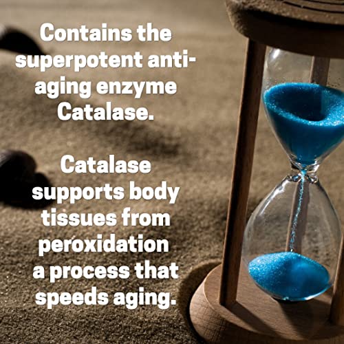 Suzy Cohen Catalase 12,500 Catu Dietary Supplement, Liver Enzyme, Neutralize Hydrogen Peroxide, Supports Healthy Skin, Hair, Blood, Cholesterol, 30 DR Caps