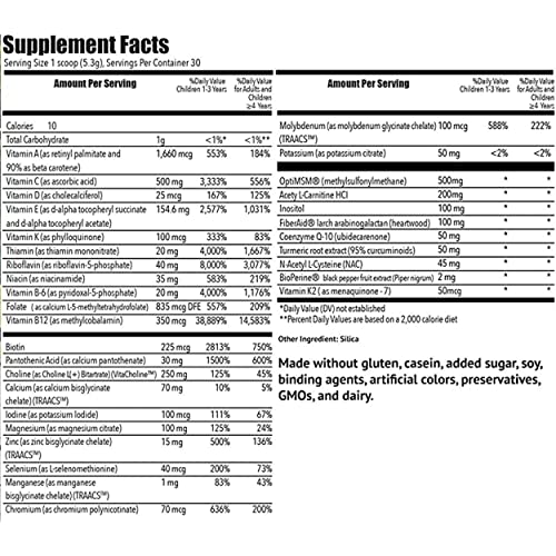 Simple Spectrum Vitamin Supplement, Nutritional Support, No Added Sugars or Artificial Ingredients