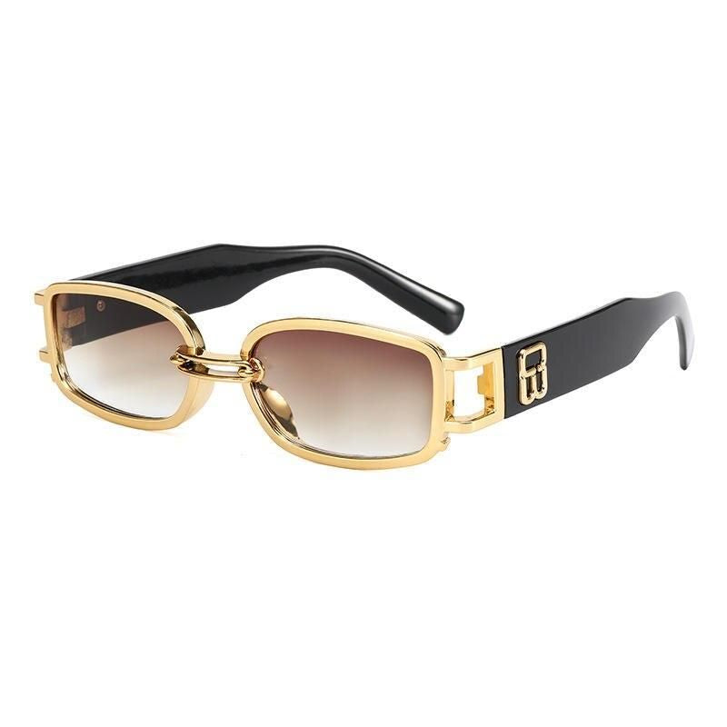 Retro Chic Rectangle Sunglasses