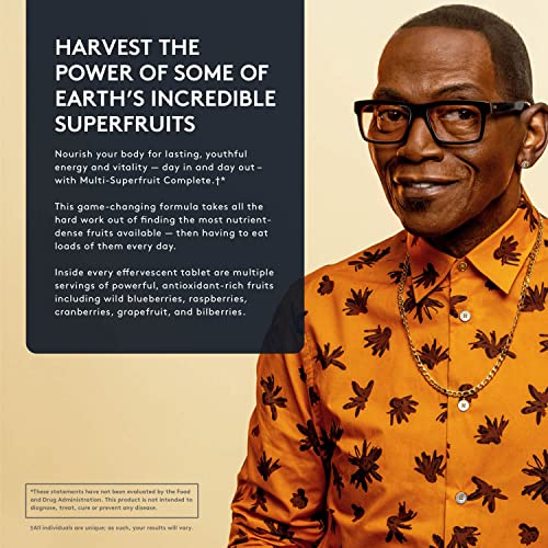 UNIFY HEALTH LABS by Randy Jackson - Multi-Superfruit Complete Dietary Supplement for Heart and Immune Health - 10 Tablets, Strawberry Lemonade Flavor