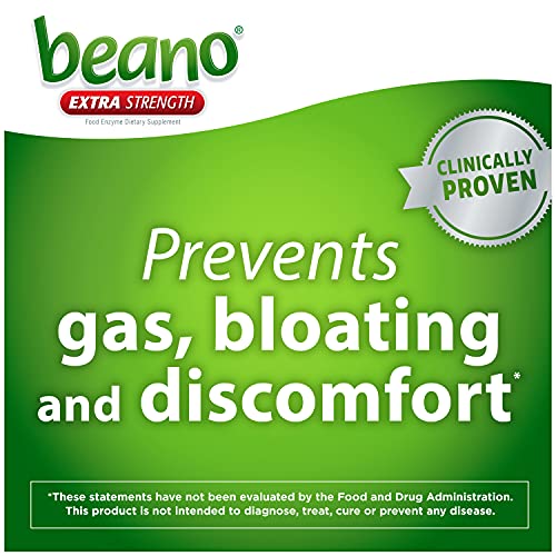 Beano Ultra 800, Gas Prevention and Digestive Enzyme Supplement, 100 Count