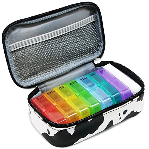 Weekly Pill Organizer 2 Times a Day Morning Night Travel Pill Case Organizer 7 Day AM PM Pill Box Organizer Day Night Vitamin Organizer Pill Contanier 2 Week Pill Holder Sorter Medicine Supplement