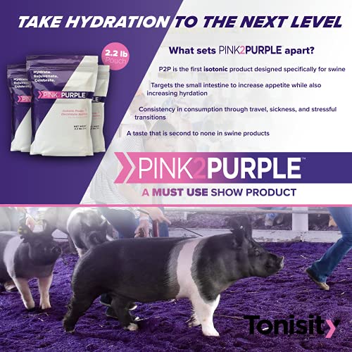 Pink2Purple Isotonic Protein & Electrolytes Solution for Pigs (2.2 lb. Pouch)