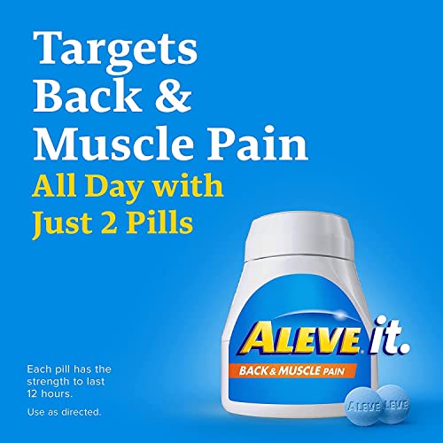 Aleve Back & Muscle Pain Relief Naproxen Sodium Tablets ‐ 250 Count, 250 Count