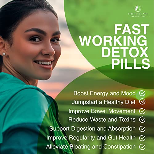 Colon Cleanser Detox. Premium 15 Day Fast-Acting Detox Cleanse Diet Pills, Probiotic, Fiber, Natural Laxatives for Constipation Relief, Bloating. Colon Cleanse Boosts Energy, Focus, Gut Health (1)