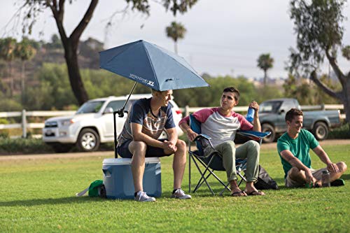 Sport-Brella Versa-Brella XL (Midnight Blue) - All Position Umbrella with Clamp, Midnight Blue