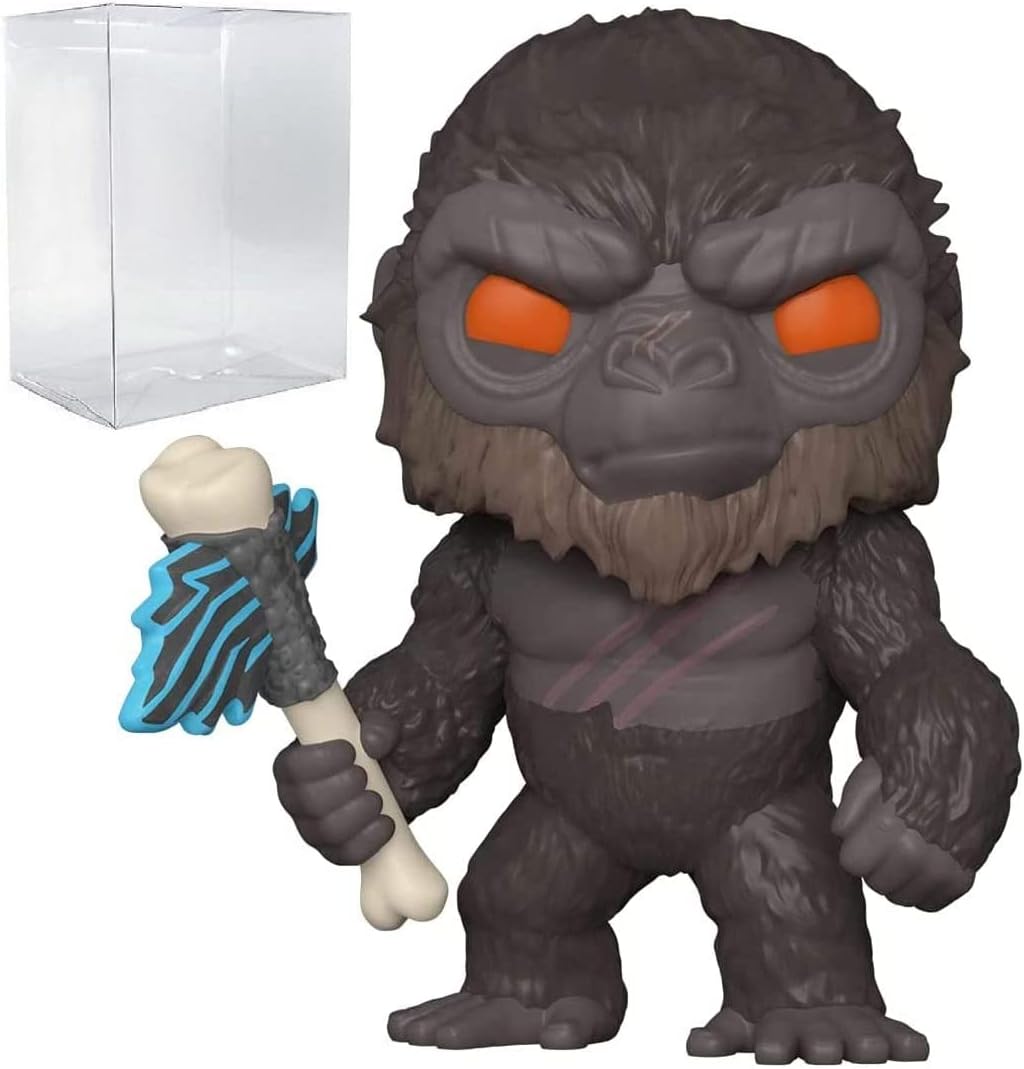 King Kong with Battle Axe Pop #1021 Pop Movies Godzilla vs Kong Vinyl Figure (Bundled with EcoTek Protector to Protect Display Box)