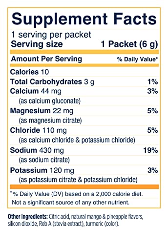 SaltStick DrinkMix Electorlyte Powder No Sugar - Tropical Mango - Sugar Free Electrolyte Drink Mix for Hydration, Sports Recovery - Keto Friendly, No Artificial Sweeteners, Vegan - 12 Packets
