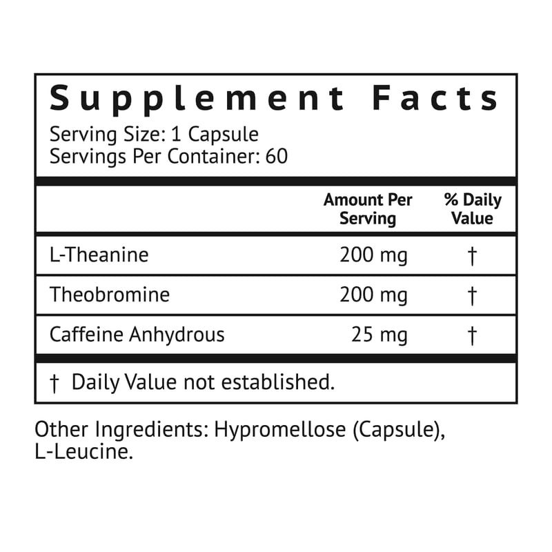 VitaMonk Low Dose Caffeine and Theanine - L Theanine Caffeine Pills - Microdose of L-theanine Caffeine Capsules - Time Release Caffeine Supplements - Caffeine L Theanine Pills - No Jitters - 60 Caps