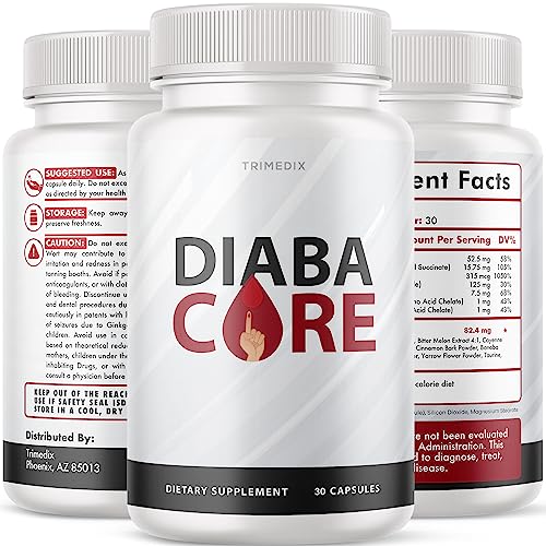 Diabacore - Diabacore Advanced Formula, Tablets Diaba Core, Diabacore Pills, Diaba Core Capsules, for 30 Days.