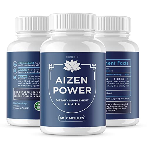 Trimedix (5 Pack) Aizen Power - Aizen Power for Men, Aizen Power Supplement, Male, Aizen Power Men Enhancement, Aizen Power Pills, Aizen Power Plus, AizenPower, 24, for 150 Days