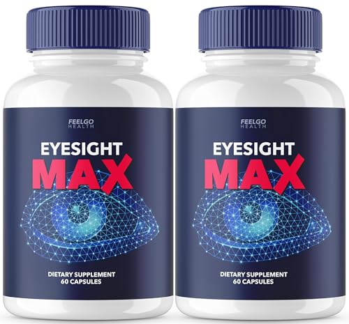 feelgo 2 Pack - Eyesight Max - Eyesight Max Supplement, Eye Sight Improvement, Eye Sight Care, Eyesight Vitamins, Eyesight Max Navajo Pills, Repair, Vitamins, for 60 Days