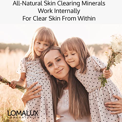 Loma Lux Eczema Pill Natural Eczema Treatment Skin Itch Clearing Minerals Dermatologist Developed For Kids Adults Clears Prevents Eczema Scaling Inflammation Itching No Harsh Chemicals