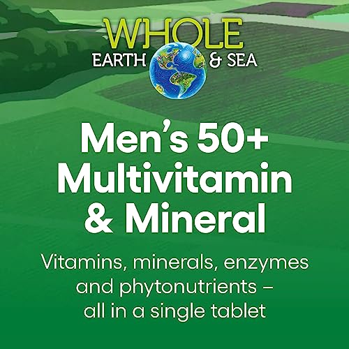 Natural Factors, Men's 50+ Multivitamin & Mineral, 1 Serving Contains Nutrition Equivalent to ½ lb of Veggies, 120 Tablets