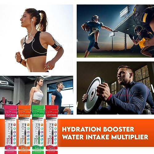 NewTrition Hydration Drink Electrolyte Powder Packets | Dehydration Relief | Non-GMO | Mixed Display - 48 Count