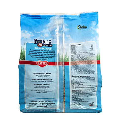 Kaytee Forti-Diet Pro Health Food for Pet Guinea Pigs, 5 Pound