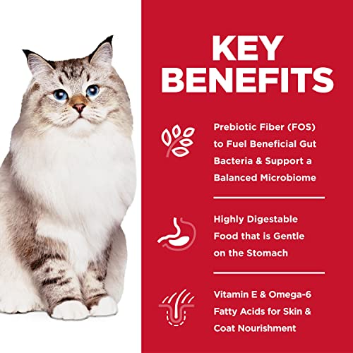 Hill's Pet Nutrition Science Diet Adult Sensitive Stomach & Skin Pollock Meal & Barley Recipe Dry Cat Food, 3.5 lb. Bag