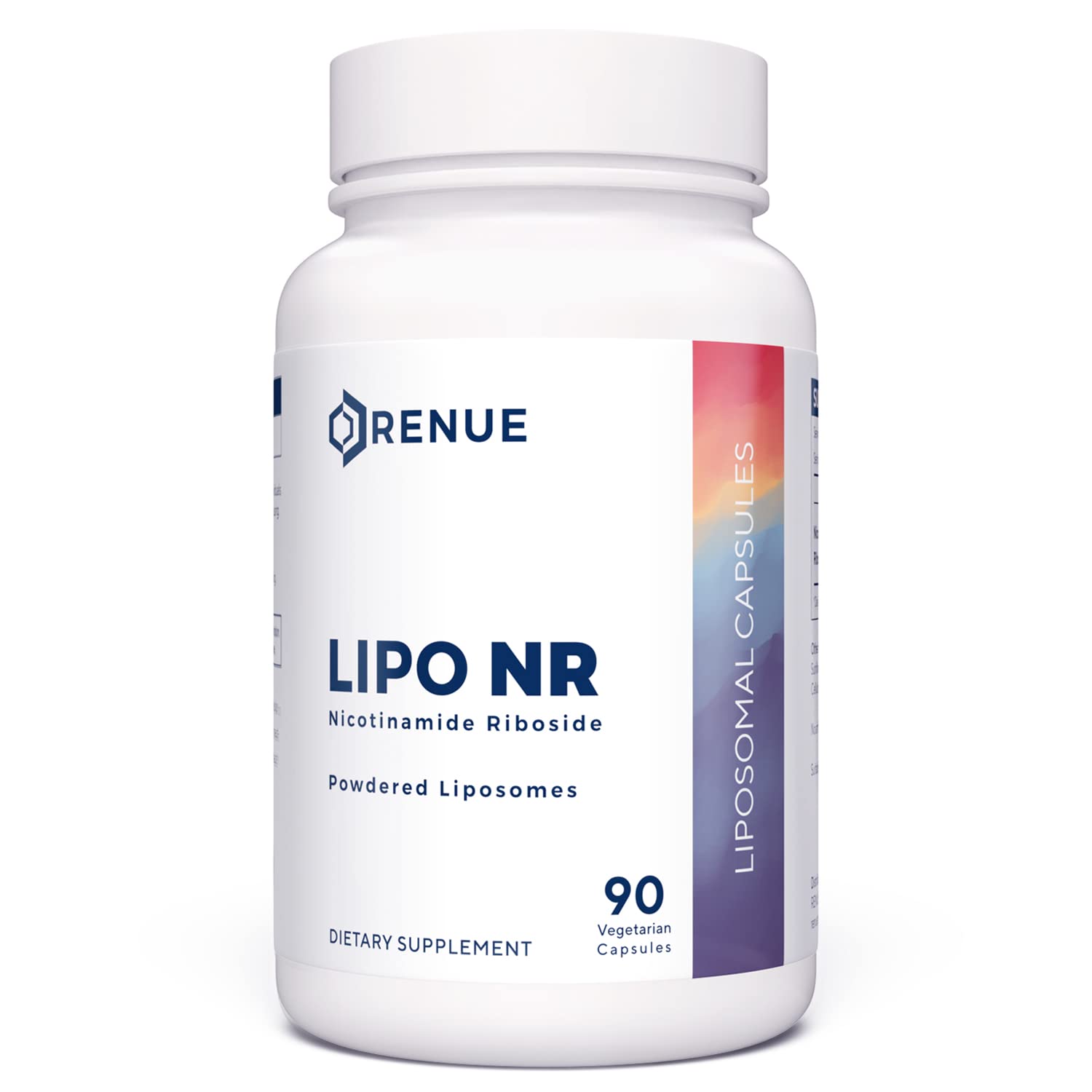 RENUE Liposomal Nicotinamide Riboside (NR) Supplement 300 mg - Bioavailable Formula for Increased Absorption – Supports Healthy Aging, Cellular Energy Production, and Longevity – 90 Capsules