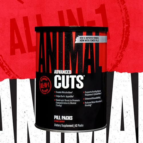 Animal Cuts Thermogenic Fat Burner - Nootropic Weight Loss Management Diet Pills for Men and Women for Focus and Brain Support with Ketones