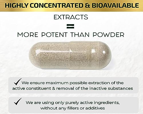 Boswellia Extract and Organic Ashwagandha Capsules 2000 mg - Strong Natural Joint Support Pills 3 month supply - Extra Strength Boswellia Serrata 65% Boswellic Acid with Ashwagandha Powder Supplement