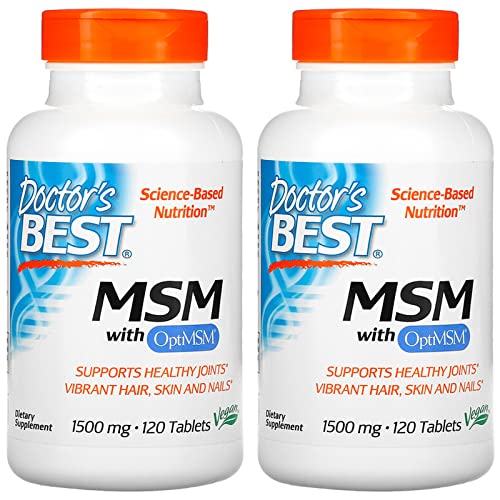 Doctors Best Best MSM - 120 ct (Pack of 2)