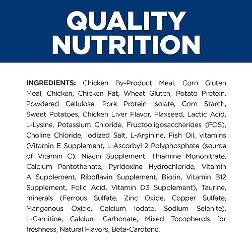 Hill's Prescription Diet m/d GlucoSupport Chicken Flavor Dry Cat Food, Veterinary Diet, 8.5 lb. Bag