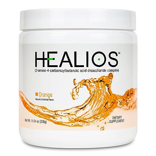 Healios Orange Flavor Oral Health and Dietary Supplement, Powder Form, Naturally Sourced L-Glutamine Trehalose L-Arginine, 11.64 Ounces