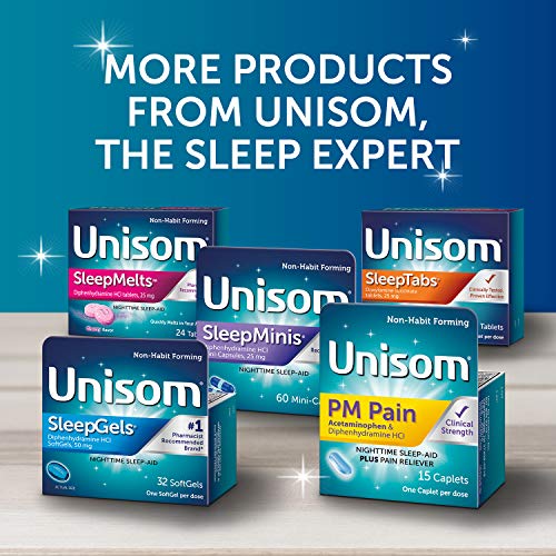 Unisom SleepTabs, Nighttime Sleep-aid, Doxylamine Succinate, 80 Tablets