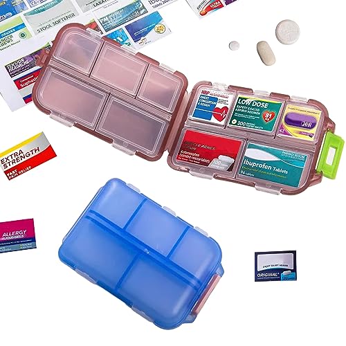 DIY Pocket Pharmacy Medicine Labels Travel Daily Pill Container Lables Medication Organizer Stickers Pill Organizer Lables Travel Pill Case Stickers 3 Sizes(146 Stickers)