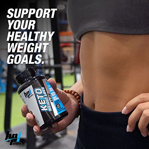 BPI Sports Keto Weight Loss Elite - Burn Fat for Fuel. Control Appetite, Increased Energy, and Mental Focus - Men, Women, 30 Serving