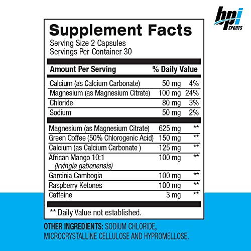 BPI Sports Keto Weight Loss Elite - Burn Fat for Fuel. Control Appetite, Increased Energy, and Mental Focus - Men, Women, 30 Serving