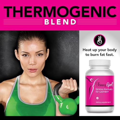 Skinny Girl- Advanced Weight Loss Formula for Women- Best Female Diet Pills That Work Fast- Lipogenic to Curb Your Appetite- Thermogetic to Burn Away Fat- Boost Energy and Focus- 60 Caps