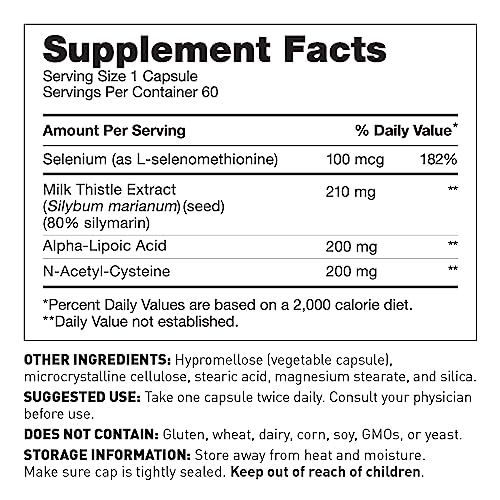 Liver Support by Dr. Amy Myers - Features A Powerful Blend of Ingredients That Help Clean & Optimize Liver Function - Dietary Supplement 60 Capsules