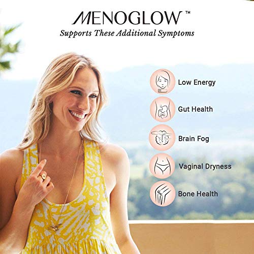 MENOLABS - MenoGlow Dietary Supplement for Menopause Relief That Supports Youthful Skin Nutritional Supplement, Strong Hair & Nails While Helping Symptoms Including Hot Flashes, Gut Health & More